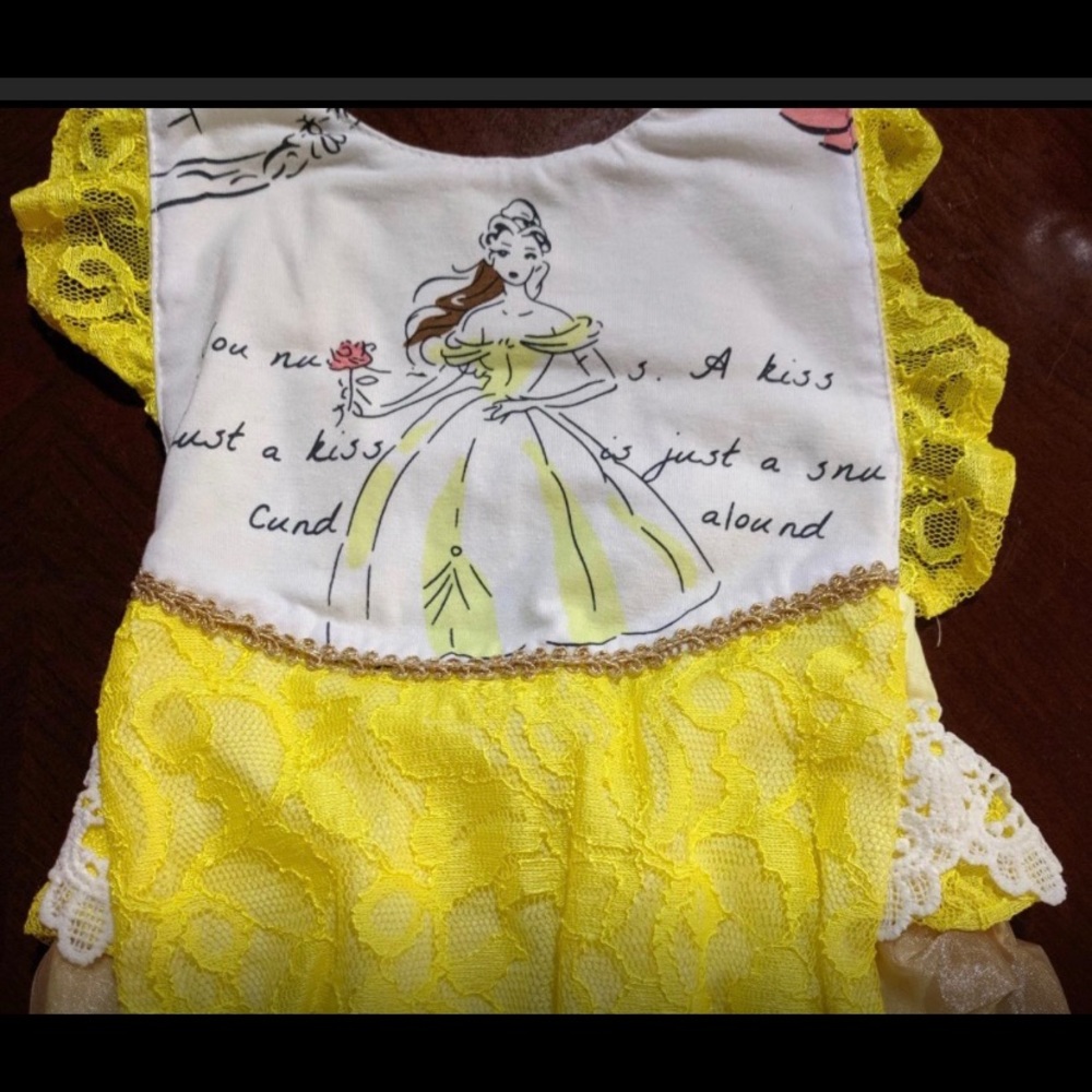 Bella beauty and the beast onesie 🌹